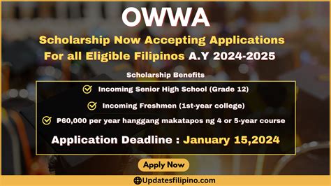 owwa scholarship result|OWWA Scholarship updates .